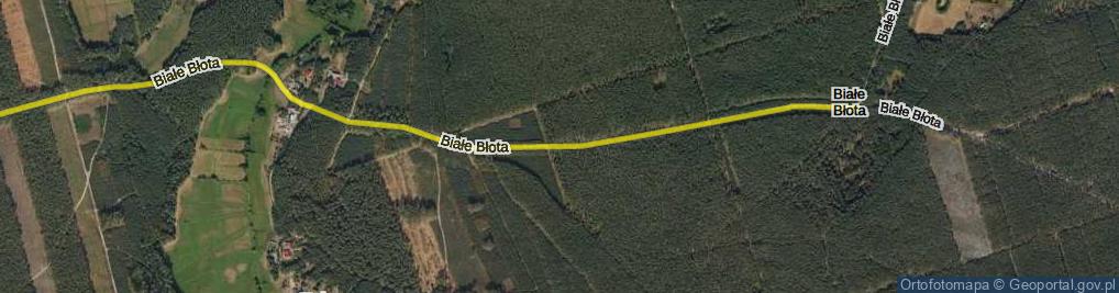 Zdjęcie satelitarne Białe Błota ul.